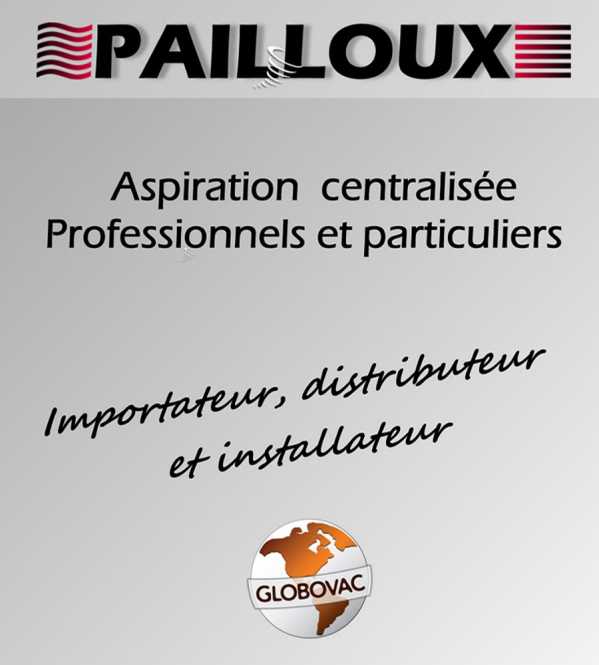 Balais brosse combinée pour sol et moquette aspiration centralisée DS-408S S.A.S Pailloux 